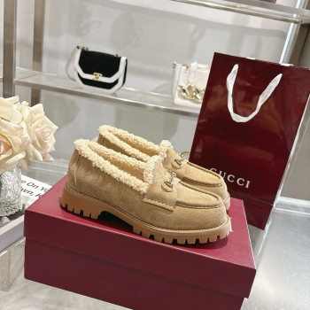 구찌 호스빗 양털 안감로퍼