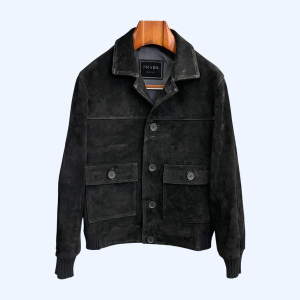 프라다 워크웨어 스웨이드 재킷