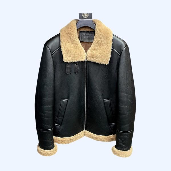 프라다 퍼 올인원 재킷