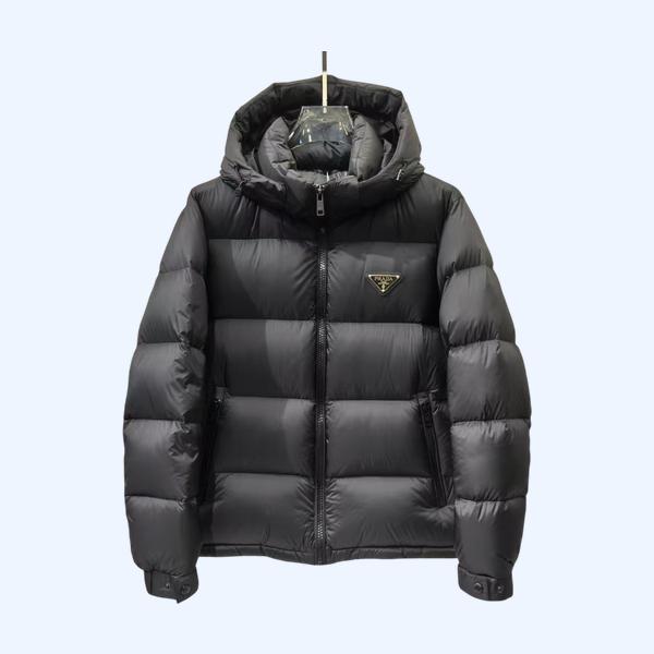 프라다 후드 다운재킷