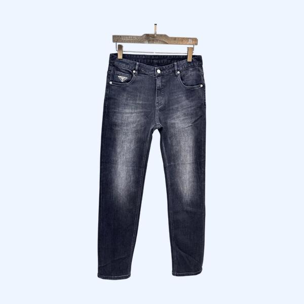 프라다 블랙 데님 팬츠