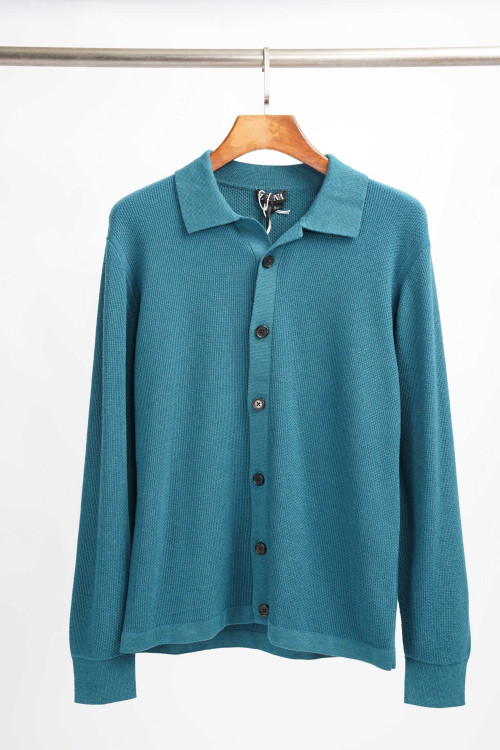 제냐 울 버튼 가디건