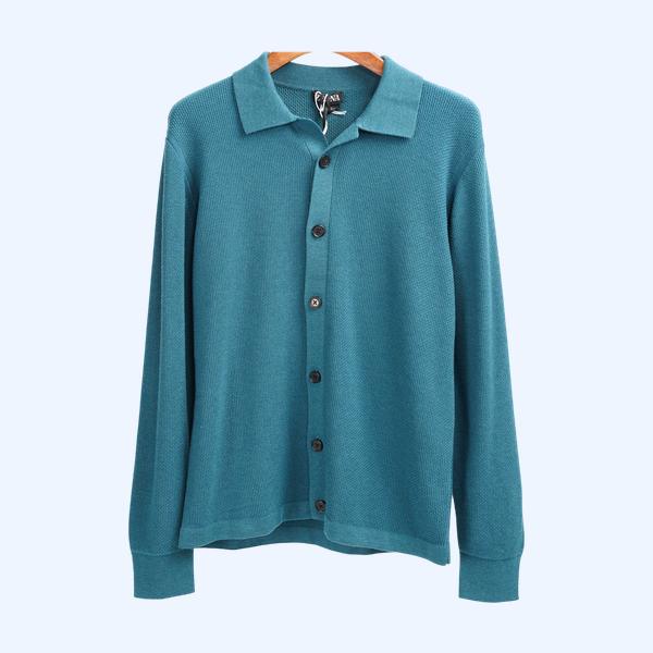 제냐 울 버튼 가디건