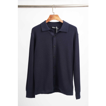 제냐 울 버튼 가디건