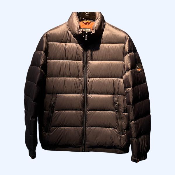 제냐 클래식 로고 다운 재킷