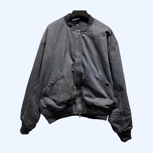 발렌시아가 데님 머디 코튼 재킷