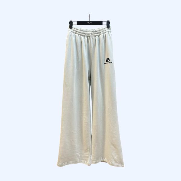 발렌시아가 자수 스웨트 팬츠