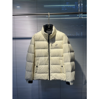 로에베 로고 지퍼 다운 재킷