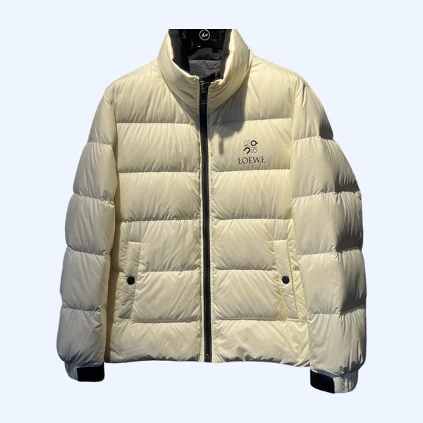 로에베 로고 지퍼 다운 재킷