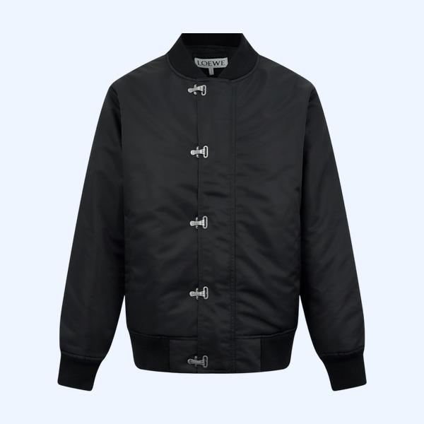 로에베 후크 앤 버튼 파일럿 코튼 재킷