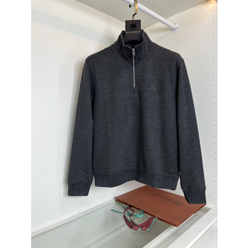 로로피아나  지퍼 하프 터틀넥 셔츠