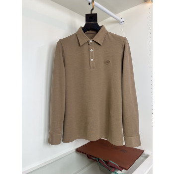 로로피아나 클래식 커스텀 코튼 라펠 셔츠