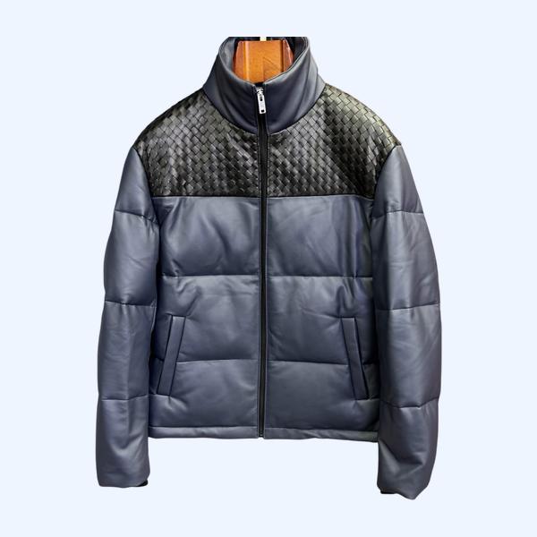 BV 가죽 다운재킷