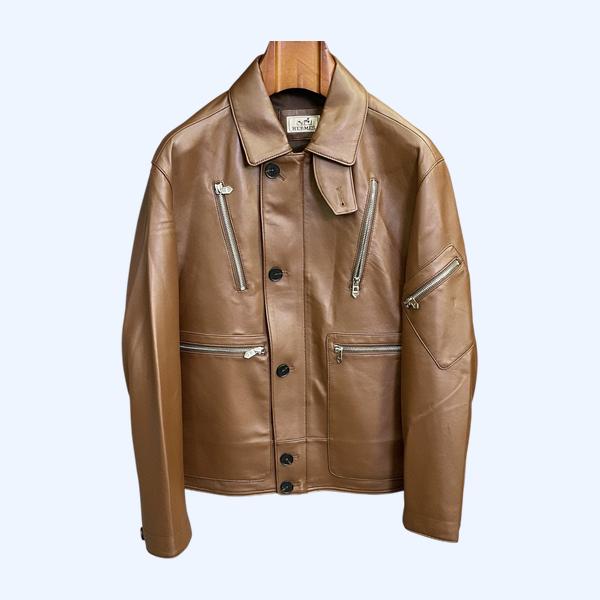 에르메스 양가죽 재킷