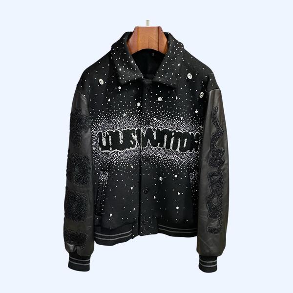 LV 소가죽 블랙 케시미어 재킷