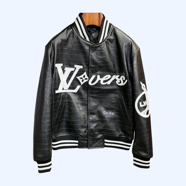 LV 악어무늬 엠보싱 재킷