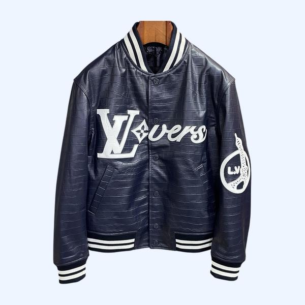 LV 악어무늬 엠보싱 재킷