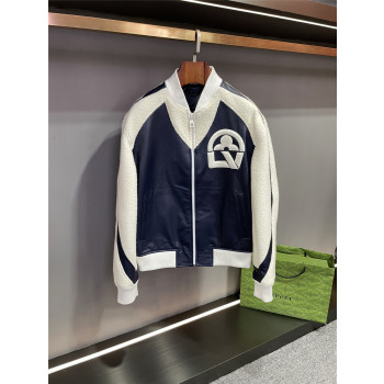 LV 울 패치워크 재킷