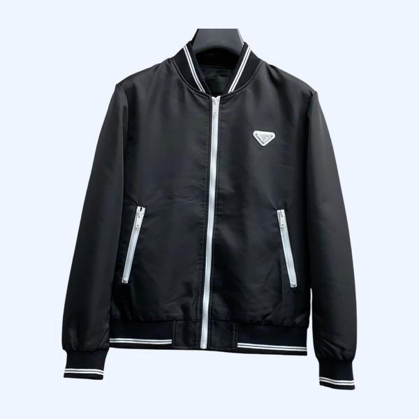 프라다 베이스볼 칼라재킷