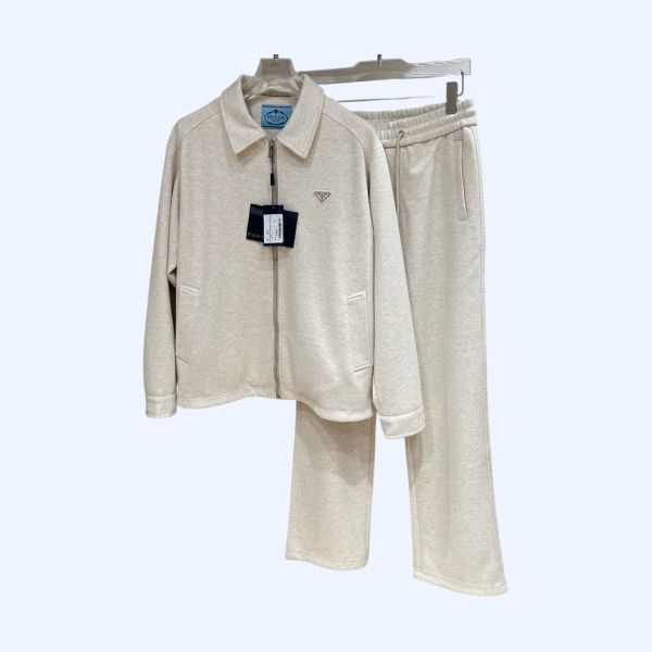 프라다 헤비웨이트 울 캐시미어 수트 세트