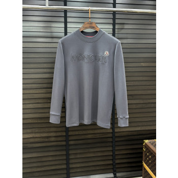 몽클레어 로고 코튼 스웨트 셔츠