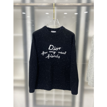 디올 로고 니트 스웨터