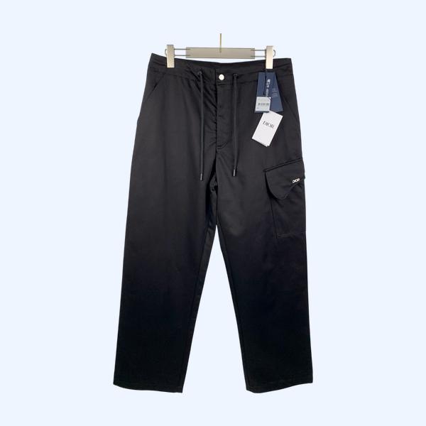 디올 코튼 혼방 트윌 카고 팬츠