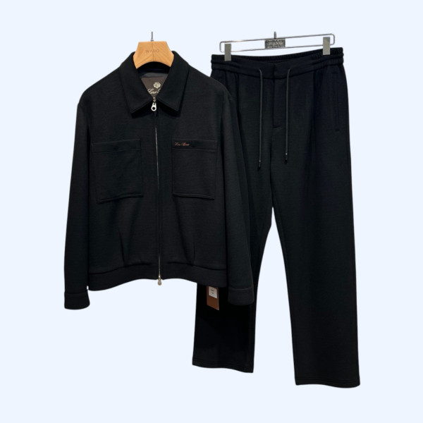 LP 스웨이드 자켓 세트