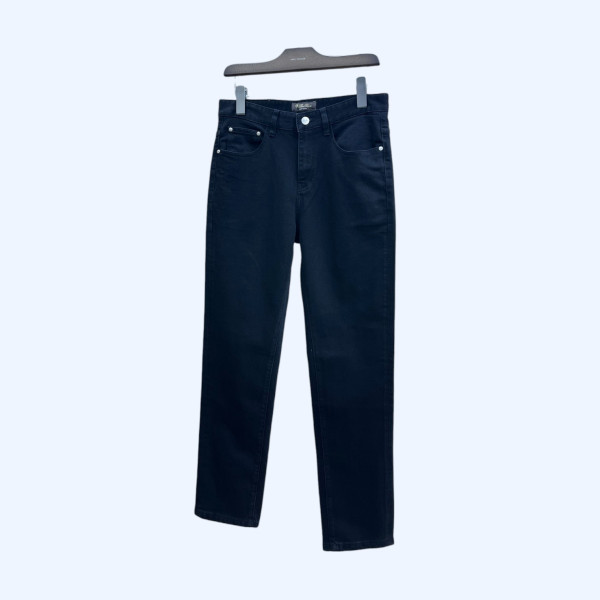 LP 블랙 데님 팬츠