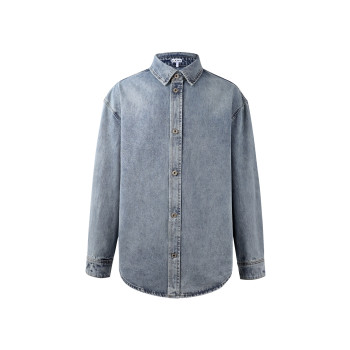 로에베 레이저 번트 데님 재킷