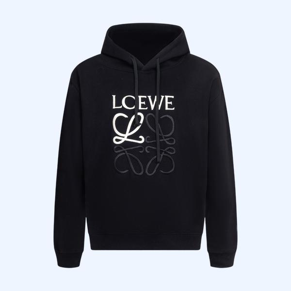 로에베 클래식 자수 후드 스웨트 셔츠