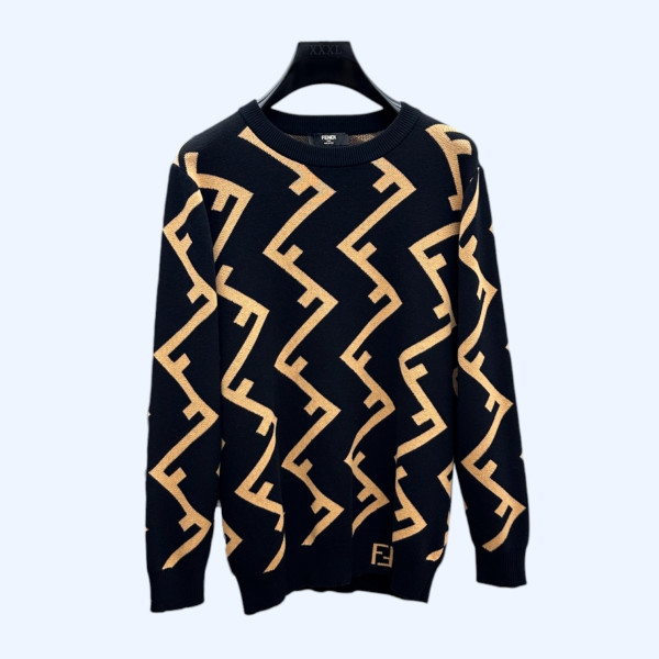 팬디 라운드넥 니트