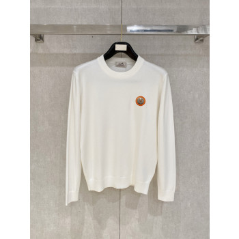 에르메스 라운드넥 니트