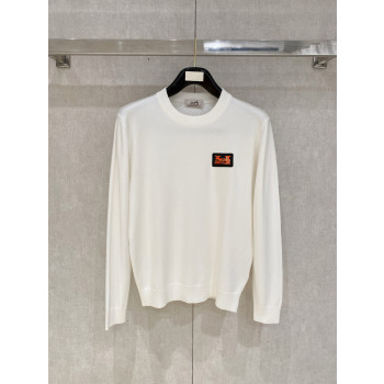 에르메스 라운드넥 니트