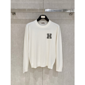 에르메스 라운드넥 니트 수웨터