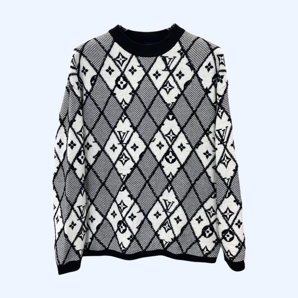 LV 다이아몬드 로고 울 스웨터