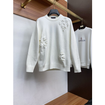 LV 혼방 라운드넥 스웨터