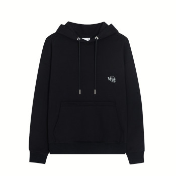 우영미 무늬 후드티