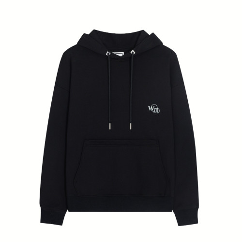 우영미 무늬 후드티