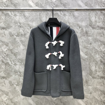 TB 니트 혼버클 울재킷