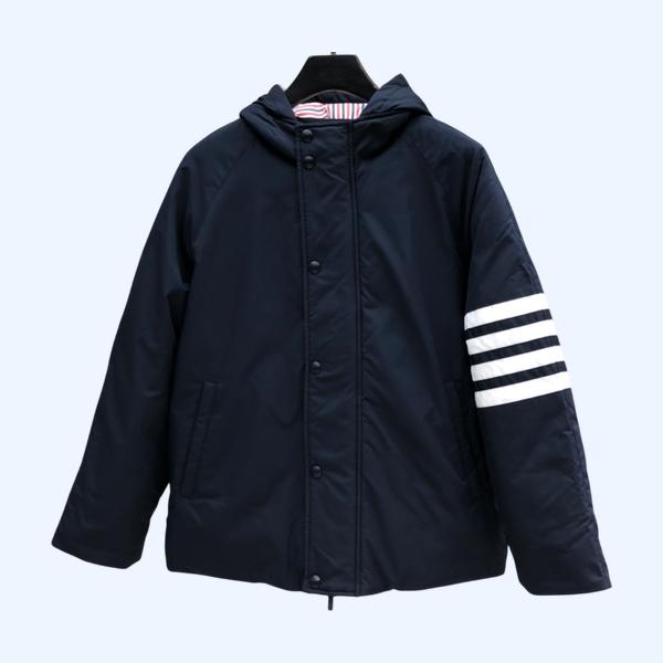 TB 드럽 숄더 포바 다운 재킷