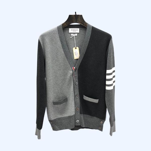 TB 마카롱 베일 컬러블록 가디건