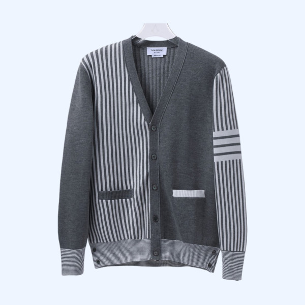 TB패치워크 스웨터 가디건