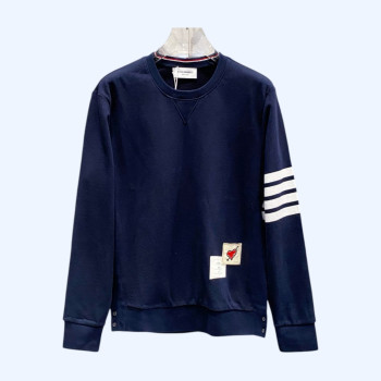 TV 라운드넥 스웨트 셔츠