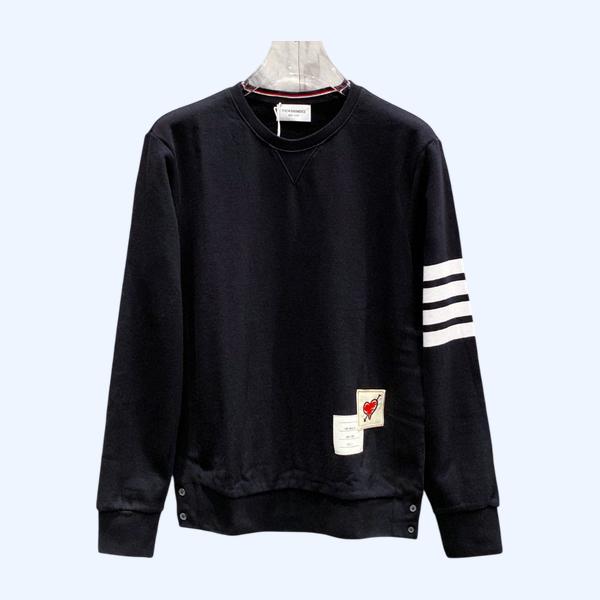 TV 라운드넥 스웨트 셔츠