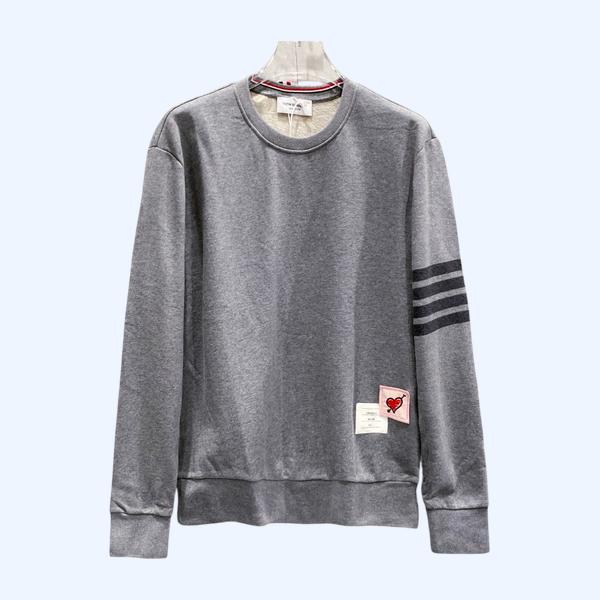 TV 라운드넥 스웨트 셔츠