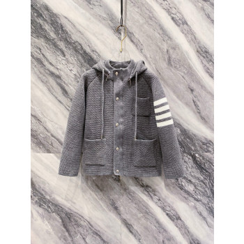 TV 패턴 지퍼 재킷