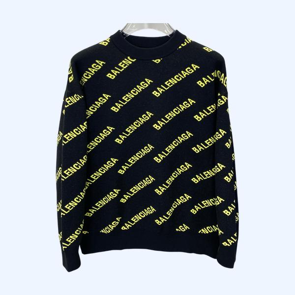 발랜시아가 풀 로고 니트