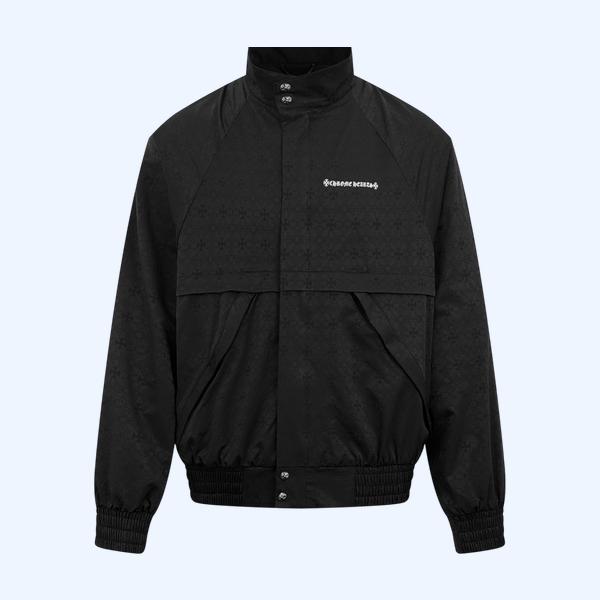 크롬하츠 풀프린트 다크 패턴 지퍼 재킷