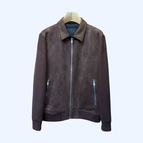 제냐 니트 다운 재킷